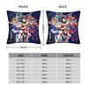 Retro Anime Saint Seiya Gold Saint Pillow Case  Print Pillow Cover Kawaii Pillowcases For Sofa Couch Bed Living Room
