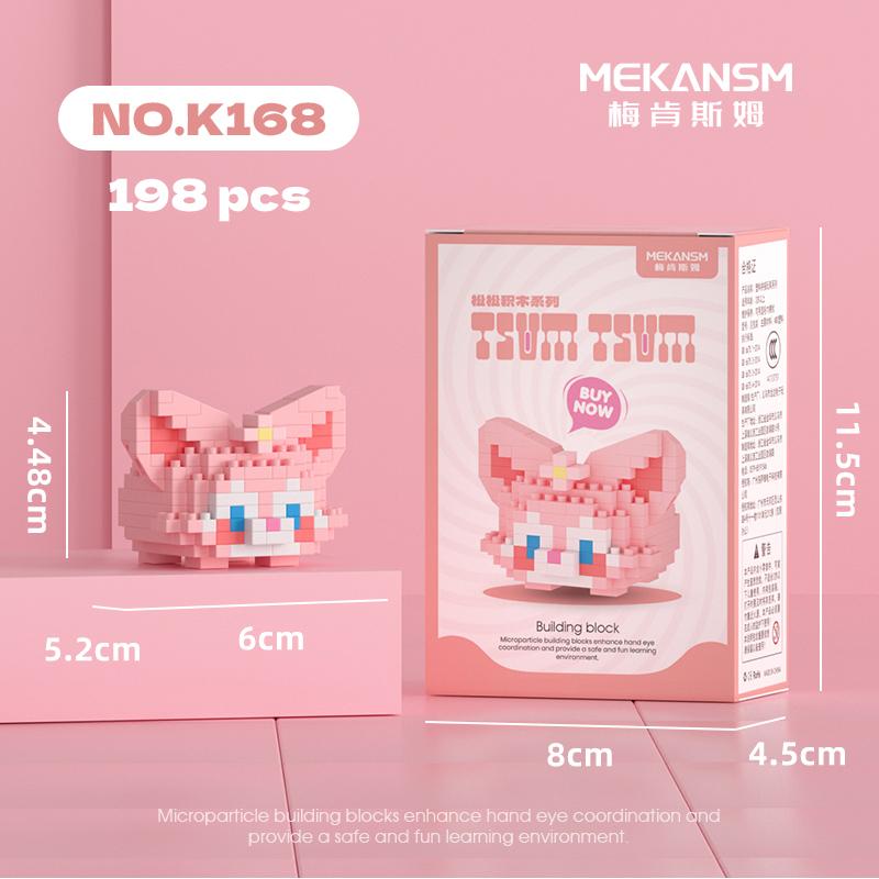 Disney Sanrio Mini Building Blocks Anime Figure Diamond Bricks Mickey Minnie Donald Duck Hello Kitty DIY Toys Festival Gifts
