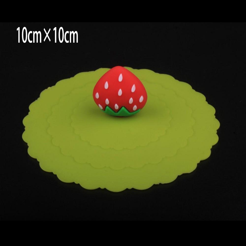 Silicone Anti-Dust Suction Mug Cup Cover Lid Cap No Spill Hot Drink Coffee Cup Heat-resistant And Reusable Home Appliances Parts