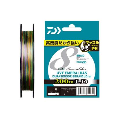 Daiwa PE Line UVF Emeraldas Dura Sensor X 200m 5 Colors 8LD+Si2 No. 0.6