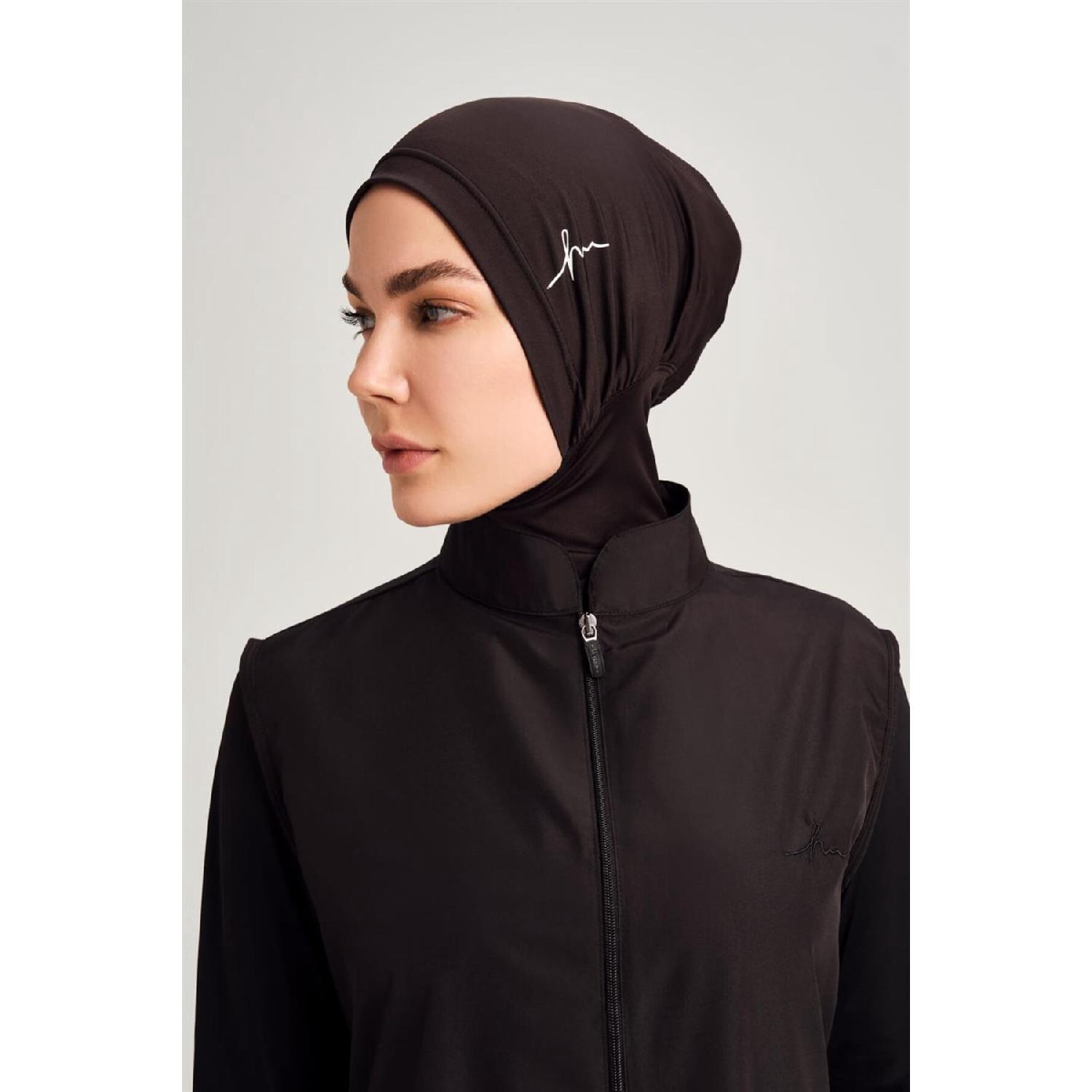 

Black Hijab Swimming Bonnet