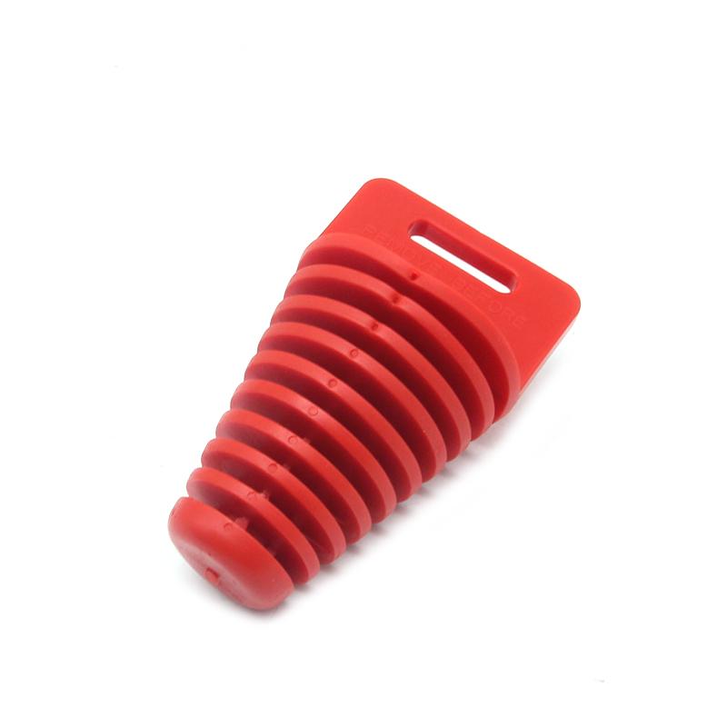 ZSDTRP 27-47MM Motorcycle Exhaust Pipe Muffler Dirt Bike 4 Stroke Muffler Pipe Exhaust Silencer Waterproof Wash Plugs красный