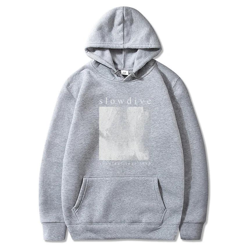 Autumn/Winter Men's Hoodie Slowdive Souvlaki Tour Hoodie Classic Comfortable Fleece Long Sleeve Sweatshirt Fashion