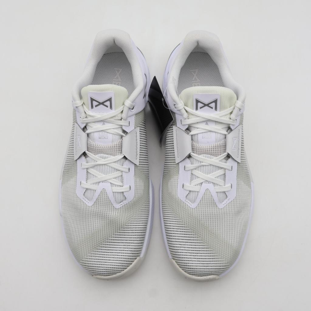HQ2620-100 Nike Metcon 10 White Platinum Tint Wolf Grey Metallic Silver (Women's