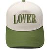 LOVER three-dimensional embroidery color matching truck driver hat European and American men and women couples casual sunshade baseball cap