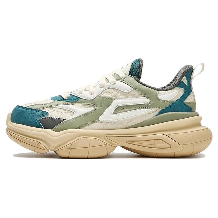 FILA Nucleo Icona Chunky Sneakers  White Green Teal  F12M343103FWD 42.5