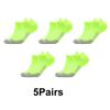 1/3/5 Pairs Men Women Socks Sports Compression Running Protector Ankle Protection High Elastic Pressure Boat Ankle Socks Short