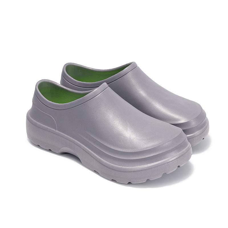 Men Work Chef Shoes Waterproof Oil-proof Kitchen Work Cook Boots Non-slip Ankle Rain Boots Man Hotel Restaurant Safety Footwear