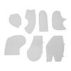7pcs 12in Memory Bunny Patterns Templates Easy Sewing Memory Bunny Quilting Templates for Beginners