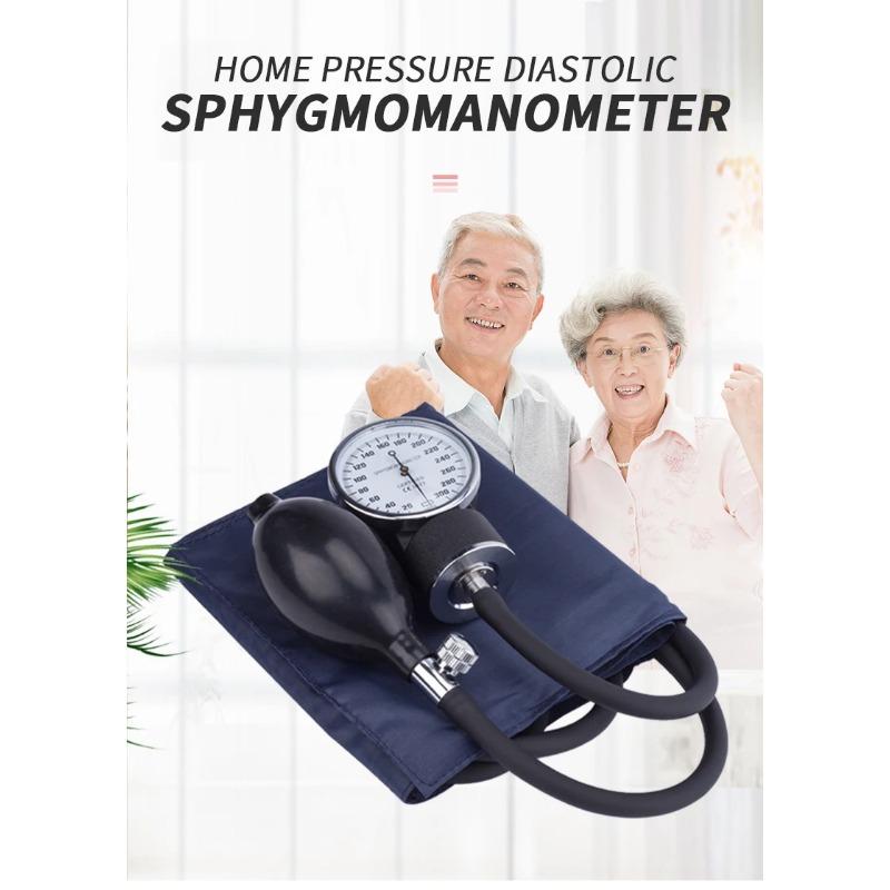 Monitor manual de tensiune arterială Sfigmomanometru diastolic Tensiometru BP Tensiune arterială Sfigmomanomet Manșetă Monitor de sănătate la domiciliu