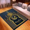 Rectangle Muslim Prayer Mat Non Slip Ramadan Decorative Rugs Home Carpets for Living Room Bedroom Kitchen Hallway Balcony Decor