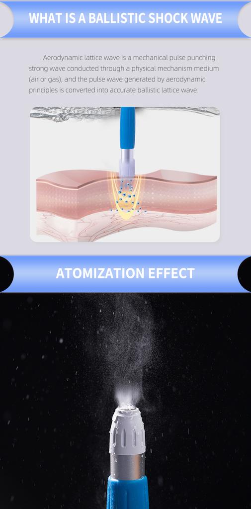 Portable Pneumatic Shockwave Eswt Therapy Equipment Physical Therapy Shockwave Back Pain Relieve Shock Wave