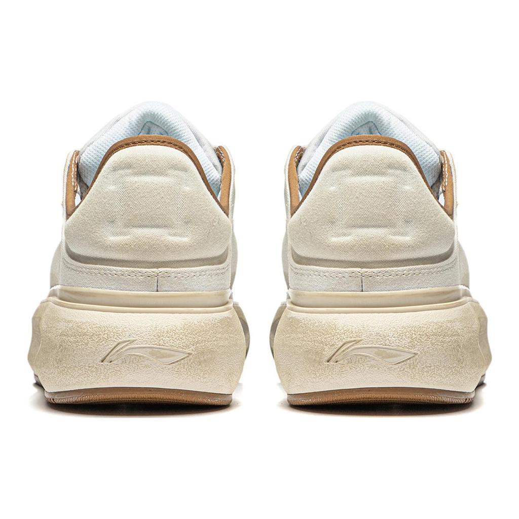 New LiNing Yun You C4D Wear Resistant Low Top Casual Shoes Men's Ivory AZGT043-6