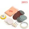 20Pcs Car Windshield Glass Polishing Pad Wheel Cerium Oxide Powder Repair Tool