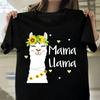 Alpaca MAMA Llama Print Women T Shirt Short Sleeve O Neck Women Tshirt Ladies Tee Shirt Tops Clothes