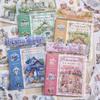 Garden Journal Stickers, 50 Sheets Washi Junk Journaling Sticker Book, Scrapbook Supplies, Watercolor Scrapbooking For Adults