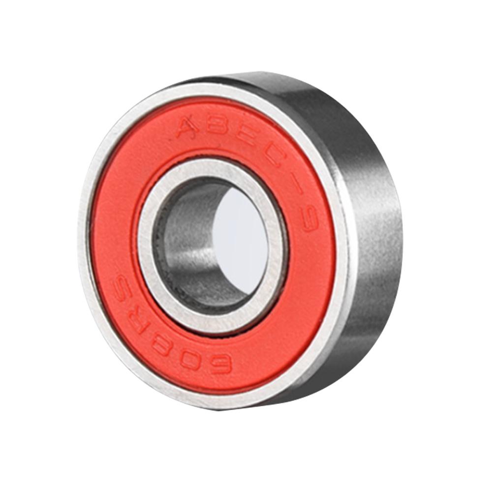 10PCS ABEC-9 608 2RS Roller Skate Wheel Bearing Anti-rust Skateboard Wheel Bearing Red Sealed 8x22x7mm Shaft