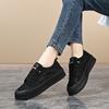 Women Summer Lace Casual Shoes Breathable Girl Black Shoes Plus Size