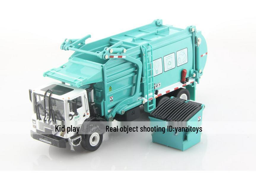 Boxed Cadywell 625040 Alloy Material Handler Car Model - Garbage Transport Engineering Vehicle