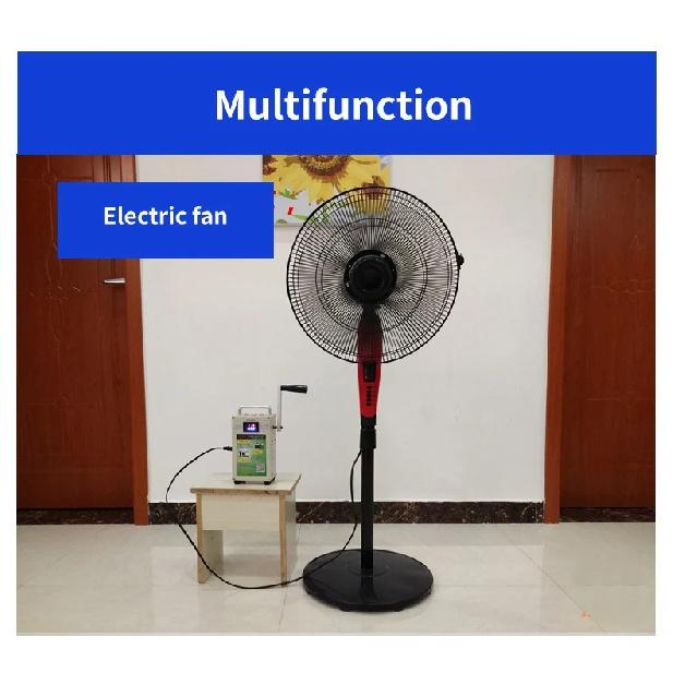 Hand Crank Generator DC12V Lighting USB Mobile Phone Charging Treasure High Power 220V Large Capacity Outdoor Manual Generator
