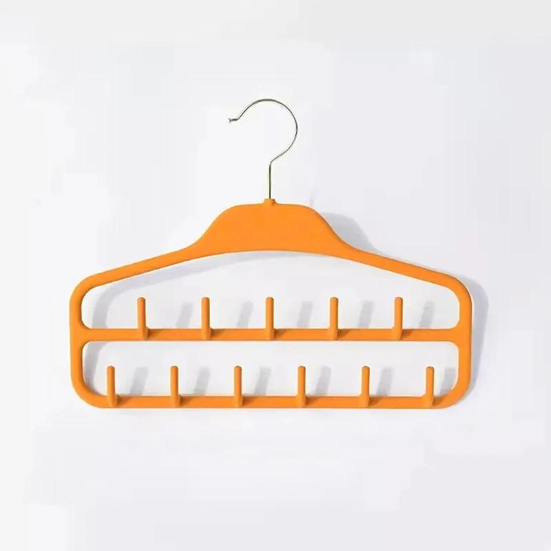 New Multifunctional Household Belt Pants Hanger Non Slip Space Saving Skirts Jeans Scarf Hangers Storage Closet Organizer