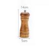 Wooden Pepper Mill Set of 2 with Base, Premium Ceramic Grinder Core, Adjustable Coarseness for Salt & Spices, Kitchen Tool