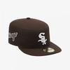 New Era Chicago White Sox Fillbox Pitted Cap Burnt Wood
