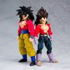 15cm SHF Figure Set Dragon Ball GT SSJ4 Goku Vegeta Articulated Action Figure Replaceable Head & Hand Parts Anime Model Toy Gift