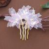 Women's Hanfu Hair Accessories: Pearl Flower Hairpins & Combs in Ancient Style
