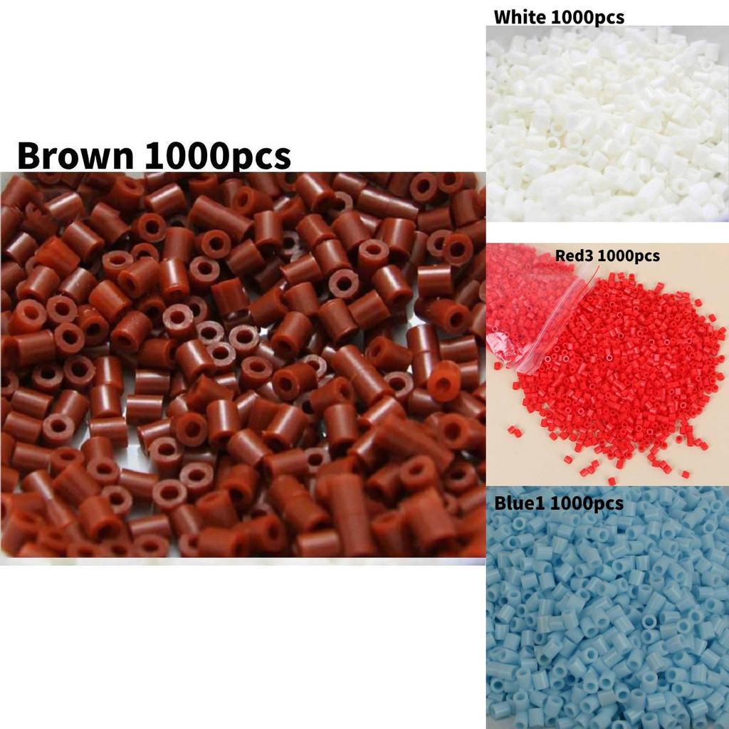 5mm Plastic Beads 1000pc Diy 3d Puzzle Kit For Kids Creative Craft Activity Toy