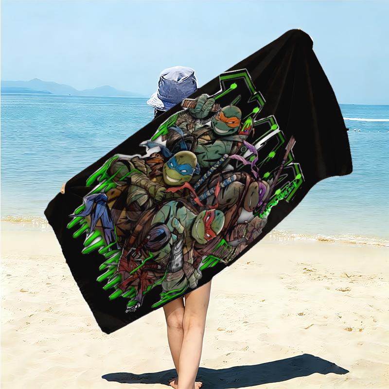 1Pc Turtles Action Beach Towel Microfiber Beach Towel Thin Absorbent For Beach Swimming Yoga Bath Sports 0917136