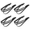 4 Pack Bicycles Bike Bungee Cords 3 In 1 Strap Rope Elastic with Two Plastic Hoods Bicycles Lashing Strap 70cm/27.55''