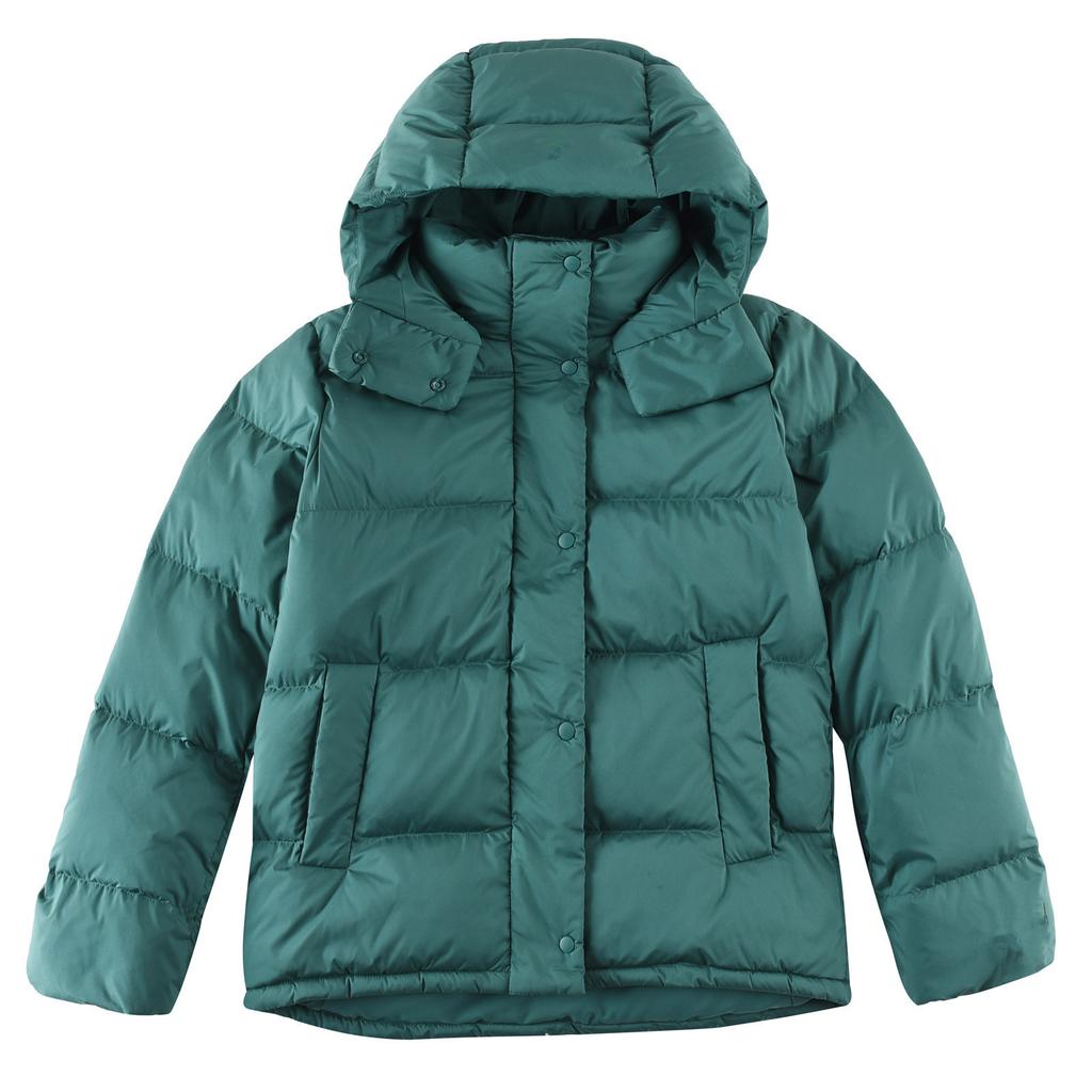 High version Lulu down jacket five-grid bread jacket short four-grid cloud three-grid puff men's and women's jacket