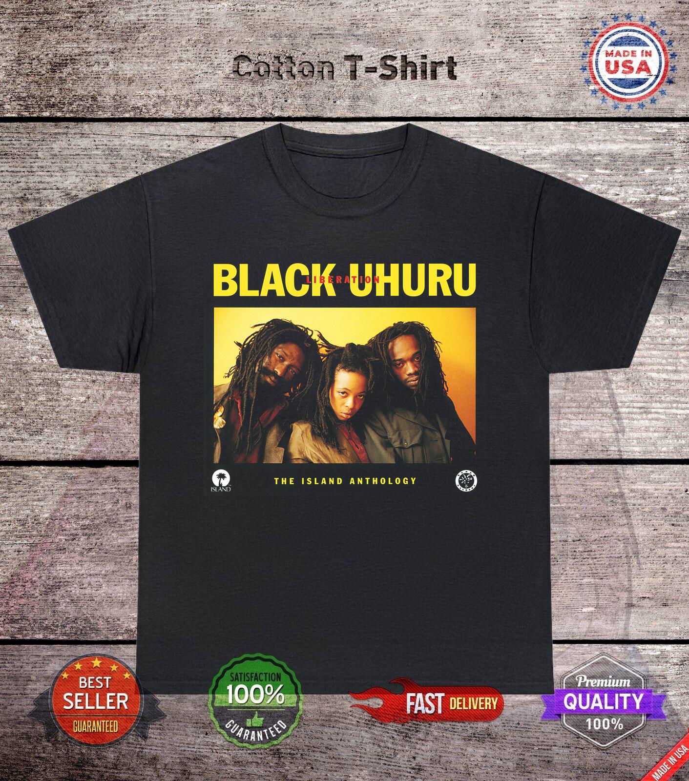 Liberation The Island Anthology Album by Black Uhuru T Shirt Full Size S-5XL L