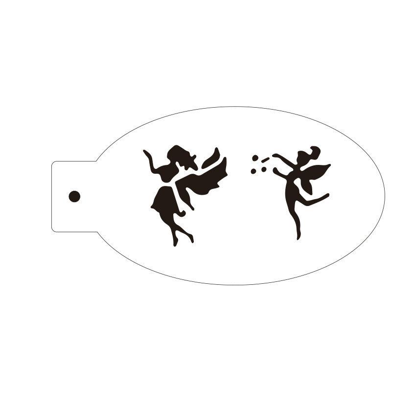 New Face Painting Stencils Templates Professional Body Art Dolphin Deer Butterfly Plastic Makeup Tools