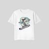 Herren- und Damen-T-Shirts Jesus Snowboard