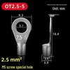 Silver-Plated Brass Terminal Block: Round, U, Y, Fork Type Lug SNB/RNB Open Barrel