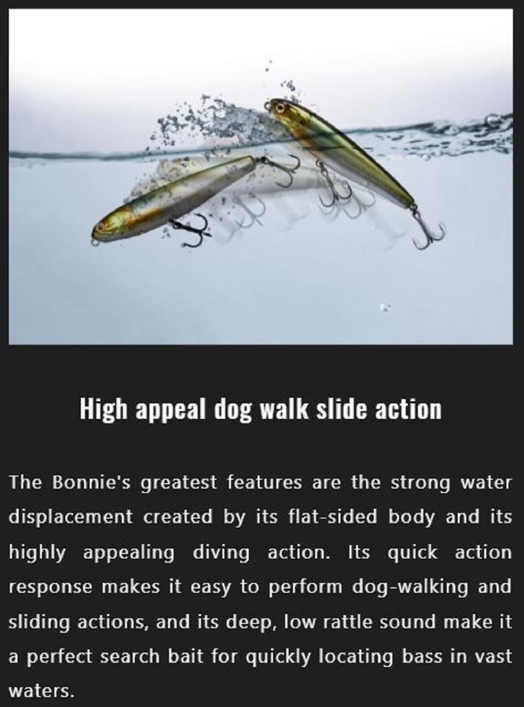 Jackall Bonnie 85 Floating Lure Natural Shad (7176)