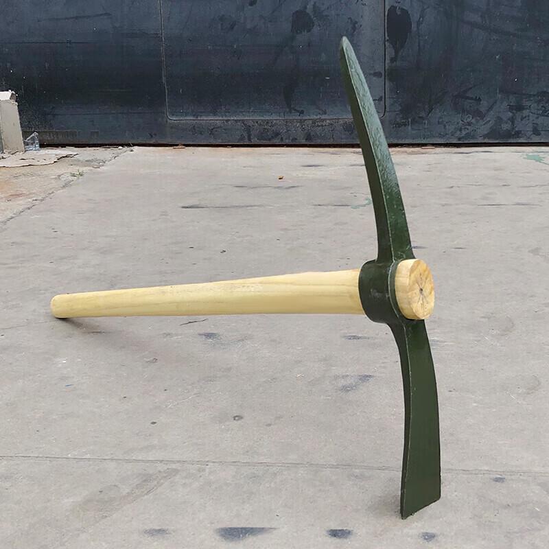 Wooden Handle Fire Pickaxe