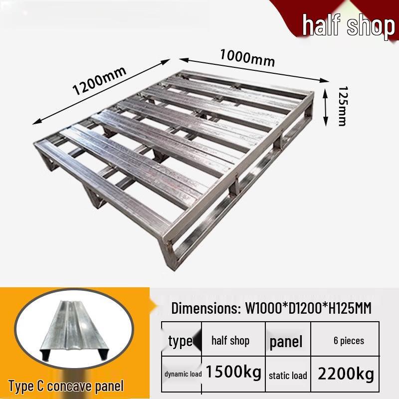 Heavy-Duty C-Type Iron Pallet