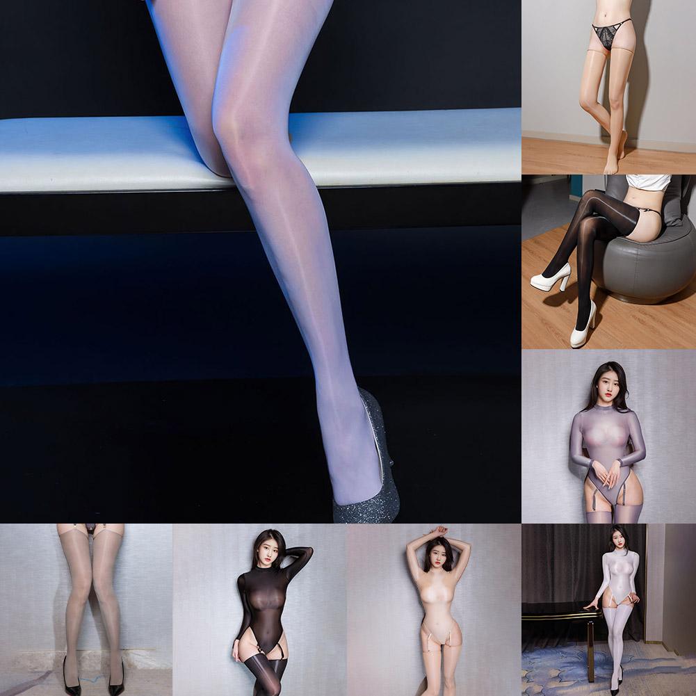 Open Crotch Bodysuit Sexy Lingerie Transparent Bodysuit High Elasticity