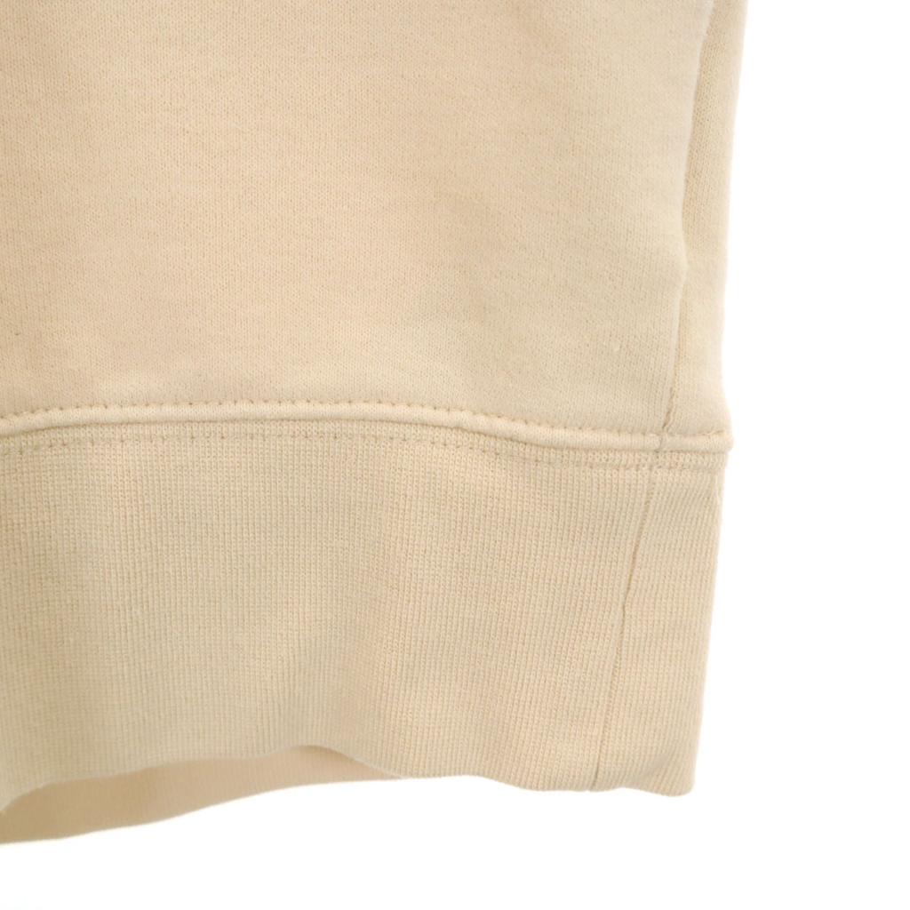 BURTON Long sleeve trainer M cream Brushed back sweatshirt Men's Used