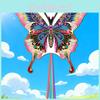 Butterfly Kite With Glass Fiber Frame For Outdoor Flying Kids And Adults