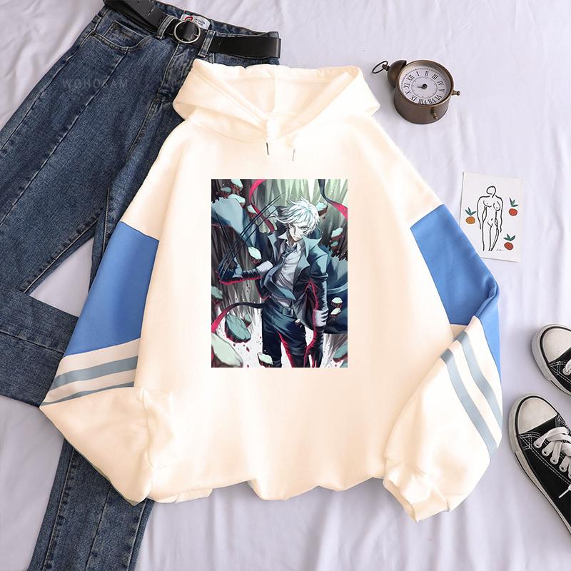 

Японская манга Бунго Бродячие собаки Накадзима Ацуши Толстовки Аниме Графика Мужчина Женщина Модные лоскутные толстовки Зимняя повседневная уличная одежда 4XL белый