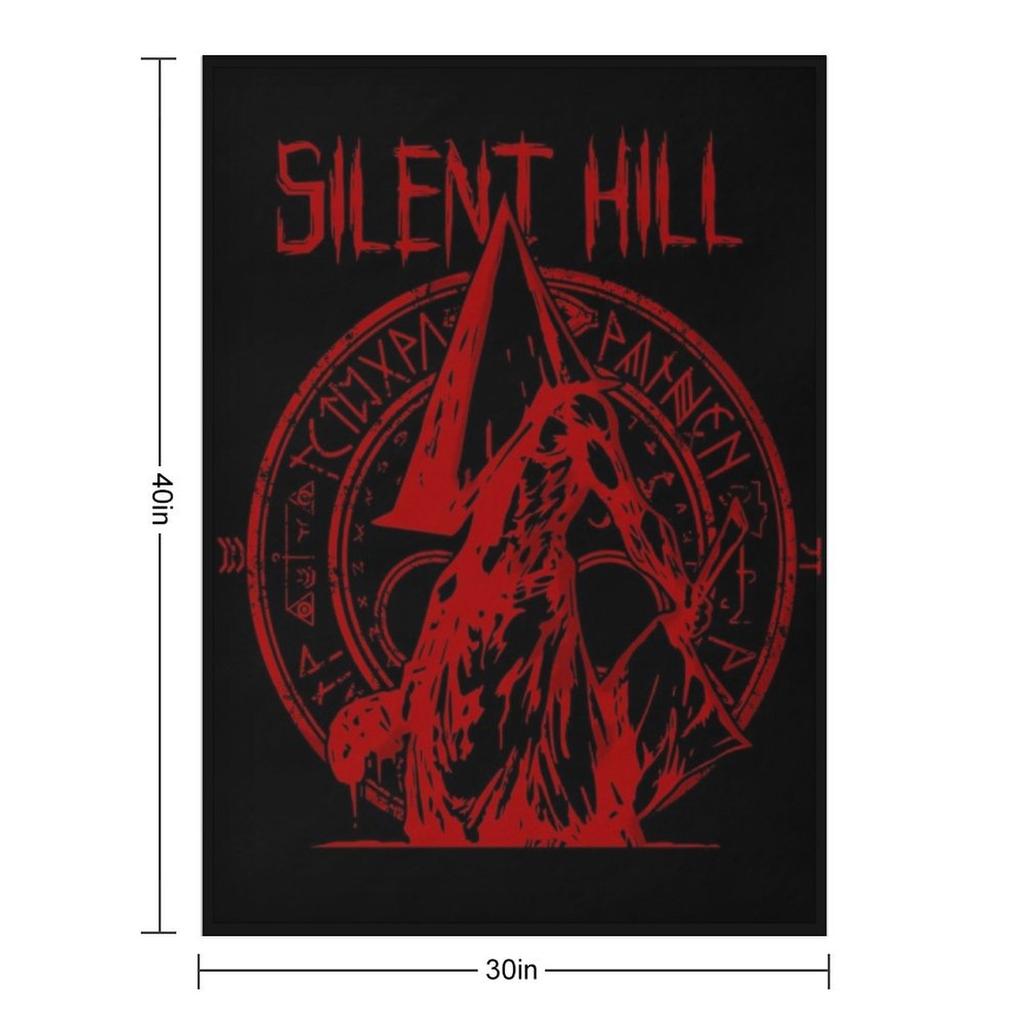 Silent Hill Pyramid Head The Order Throw Blanket Plaid on the sofa Sofa Throw Stuffeds Blankets
