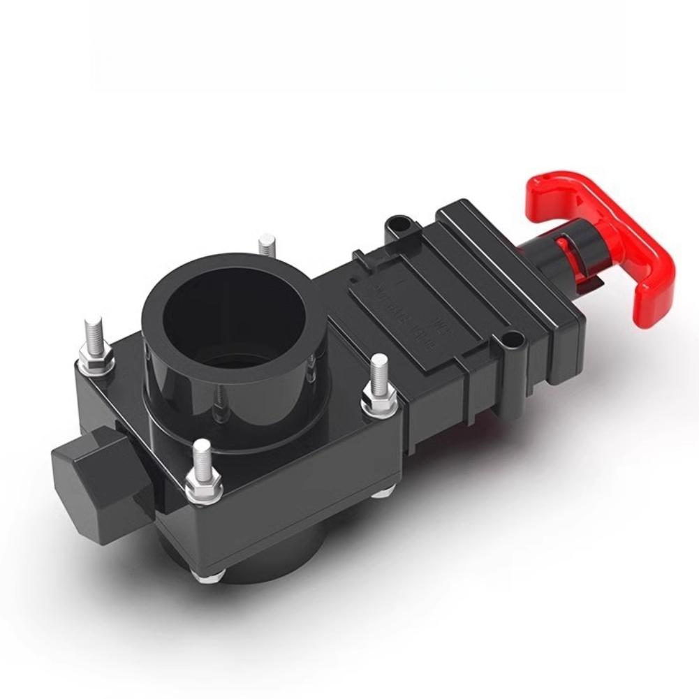 Leak-Proof RV Sewer Gate Valve Designed with Flow Control Handle and Pulltype Mechanism for Secure Drain Hose Shut Off