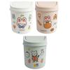 1Pcs with Cover Sticker Trash Can Storage Box Garbage Can Durable Mini Desktop Bin