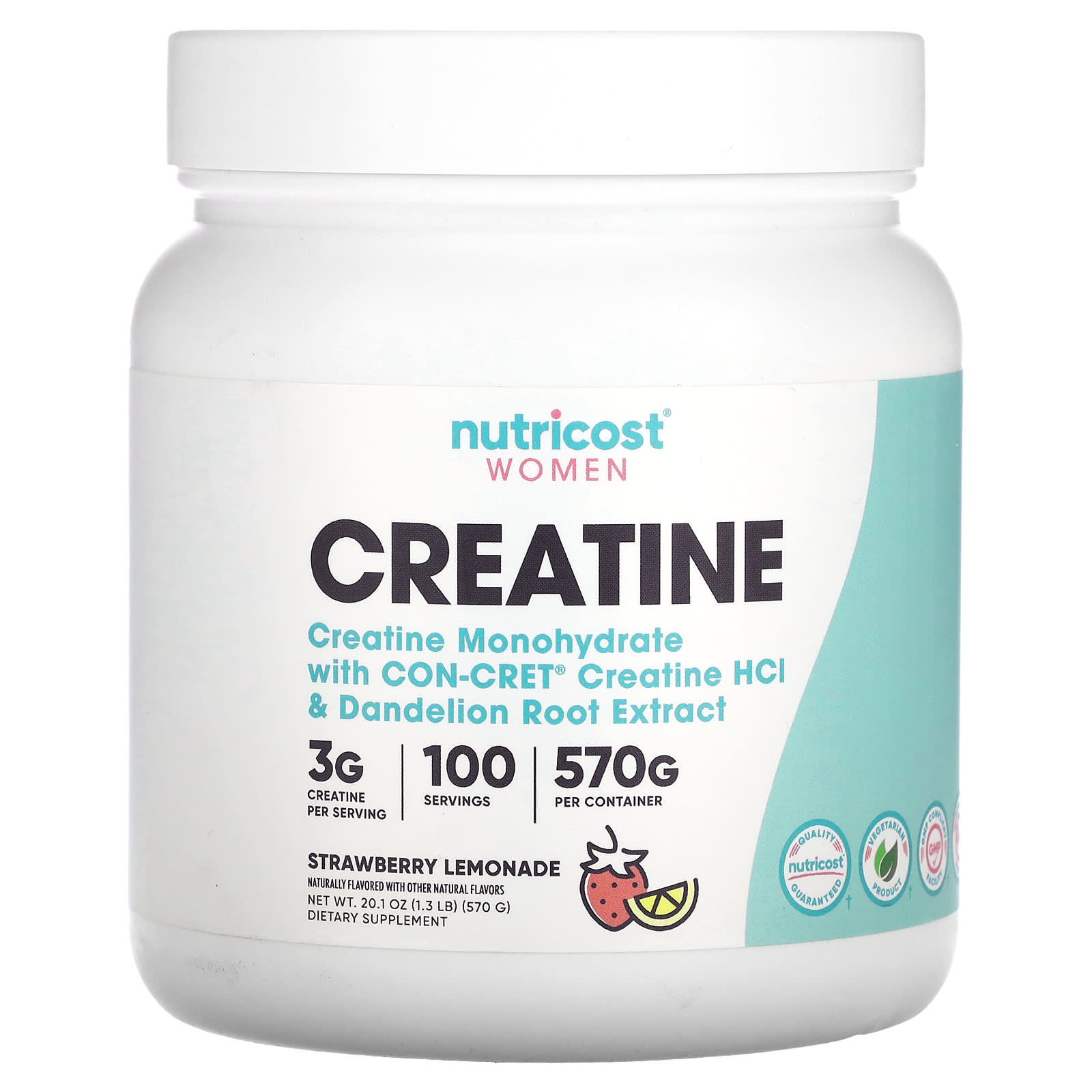 

Women s Creatine Strawberry Lemonade 570G (20.1Oz)