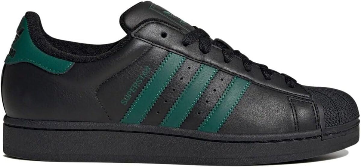 

Adidas Superstar II Core Размер JQ2311, Черный/Колледж-зеленый/Основной черный, 24,5 см