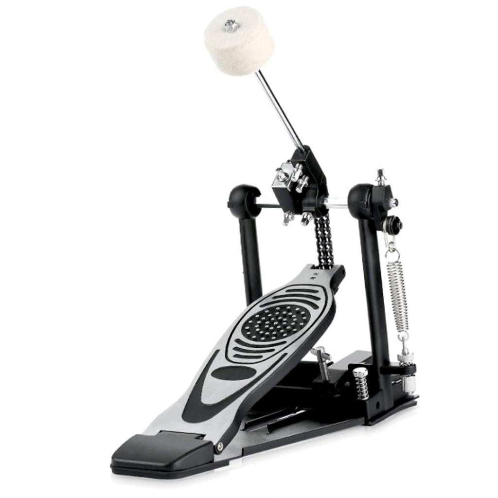 Bass Drum Pedal Spring Tension Adjustment Double Chain Drive Bass Drum Pedal Beater